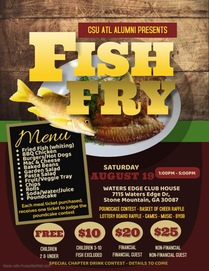 2023 CSU-AAA FISH FRY/RAFFLES | CENTRAL STATE UNIVERSITY ATL ALUMNI ...